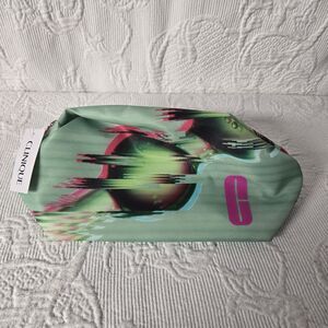 Clinique Travel Size Green Bag No Make Up Bag Only NWT